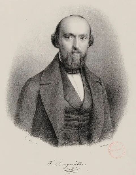 Portrait of Friedrich Burgmüller
